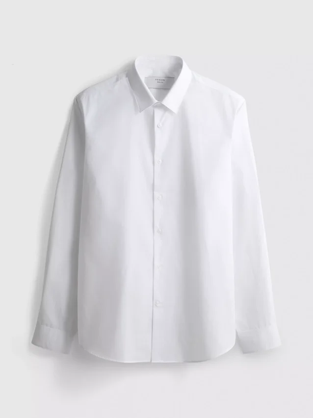 Camisa formal de corte ajustado