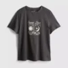 Camisa gráfica de algodón de manga corta