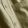 Camisa holgada de manga corta de algodón de primera calidad