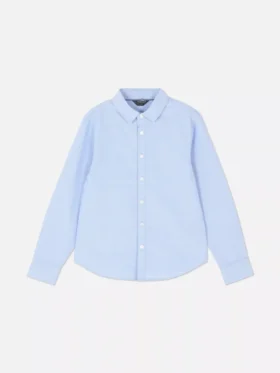 Camisa Oxford de manga larga para niños mayores