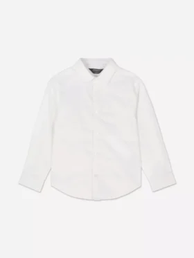 Camisa Oxford de manga larga para niños pequeños
