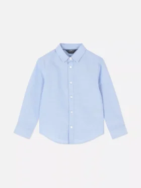 Camisa Oxford de manga larga para niños pequeños