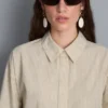Camisas a rayas de popelín de algodón