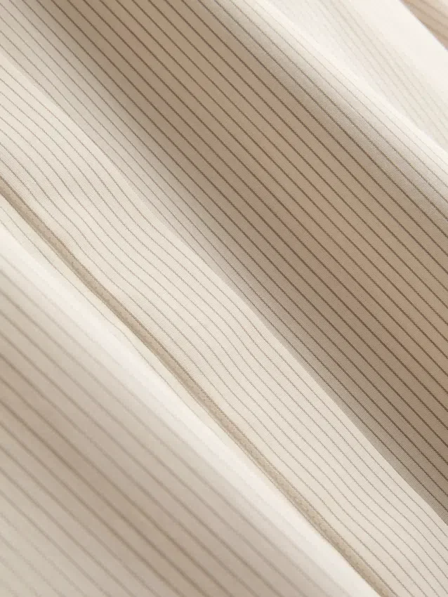Camisas a rayas de popelín de algodón