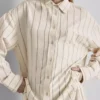 Camisas clásicas de mezcla de algodón con botones