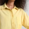 Camisas clásicas de mezcla de algodón con botones