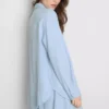 Camisas clásicas de mezcla de algodón con botones