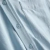 Camisas clásicas de mezcla de algodón con botones