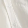 Camisas clásicas de mezcla de algodón con botones
