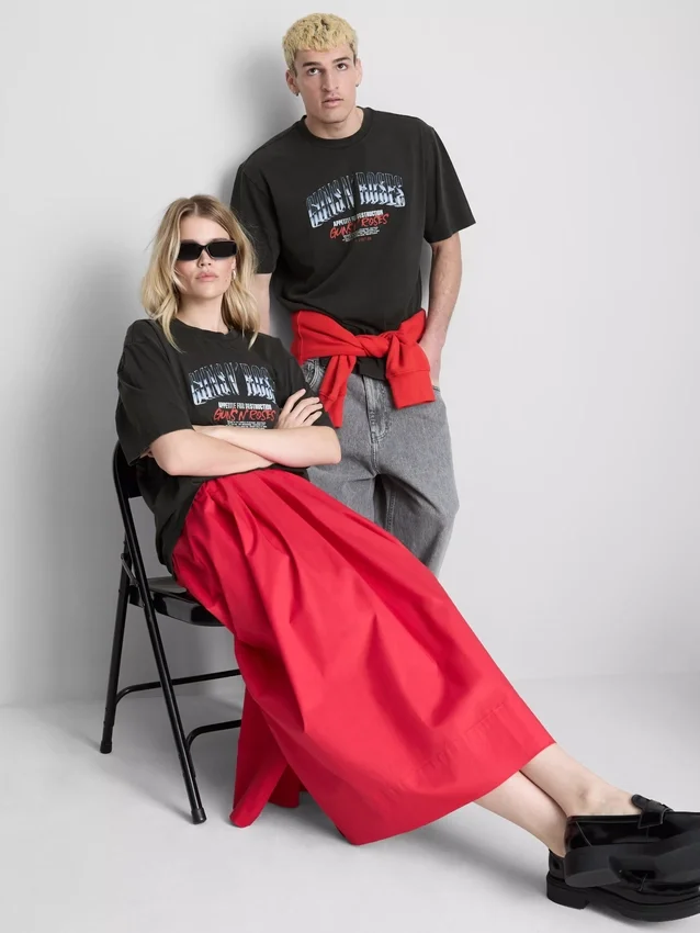Camisas con diseño gráfico de Guns N’ Roses