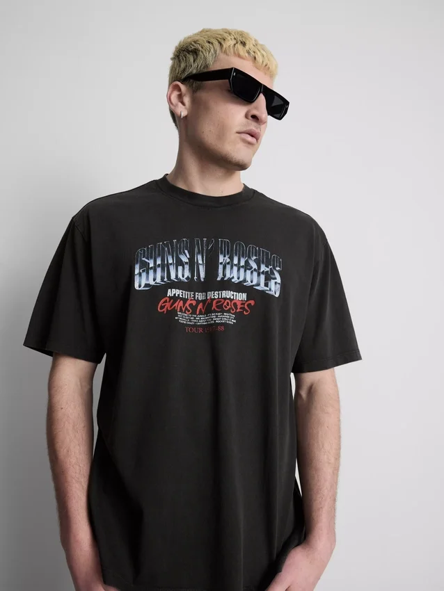 Camisas con diseño gráfico de Guns N’ Roses
