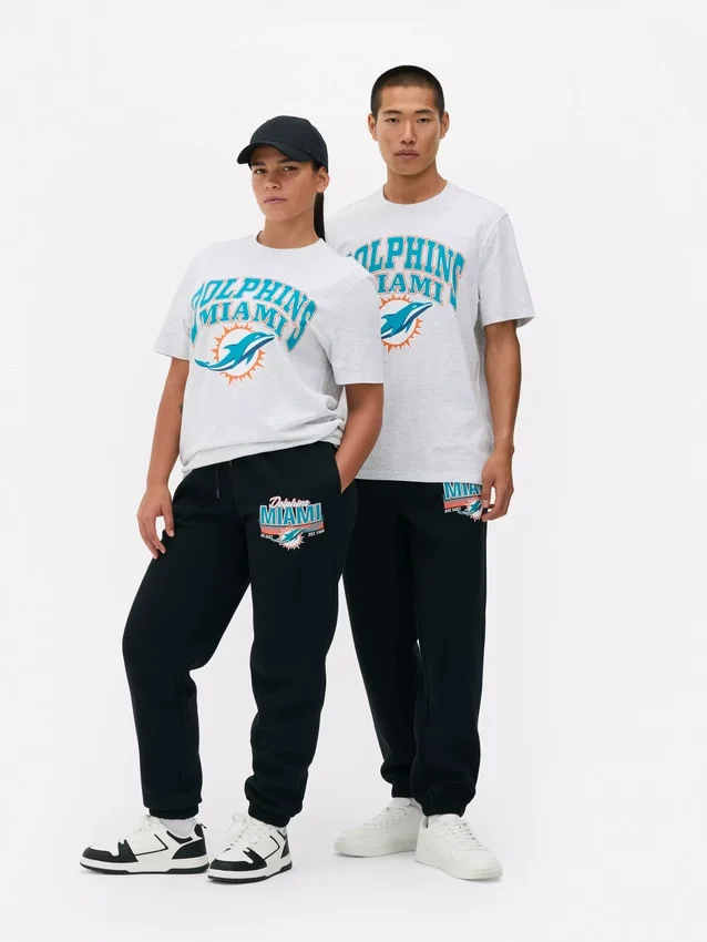 Camisas con el logotipo de los Miami Dolphins de la NFL