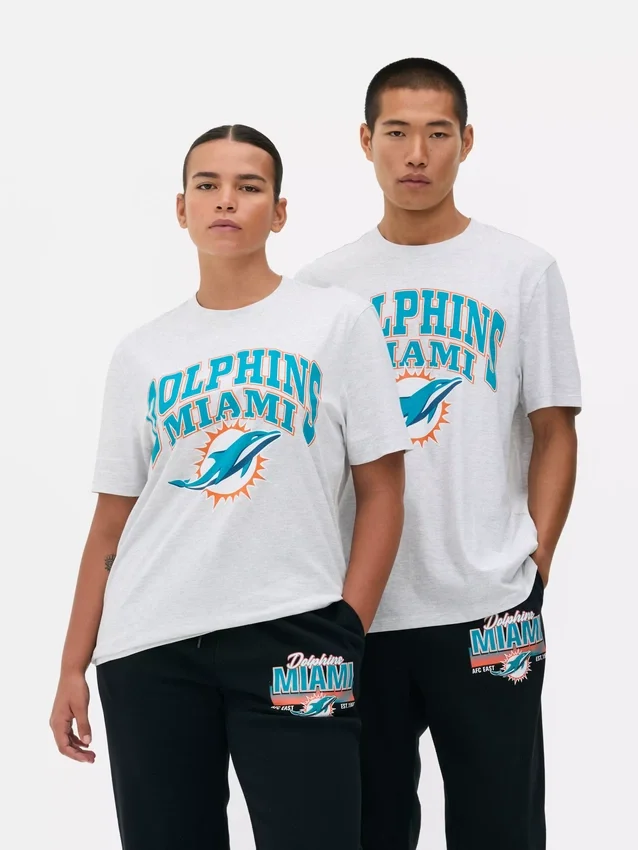 Camisas con el logotipo de los Miami Dolphins de la NFL