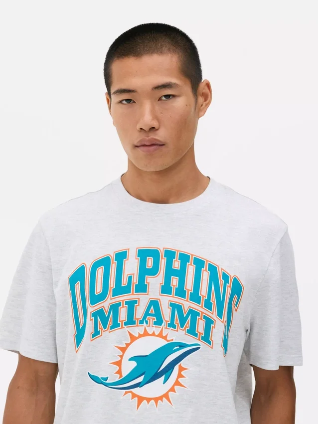 Camisas con el logotipo de los Miami Dolphins de la NFL