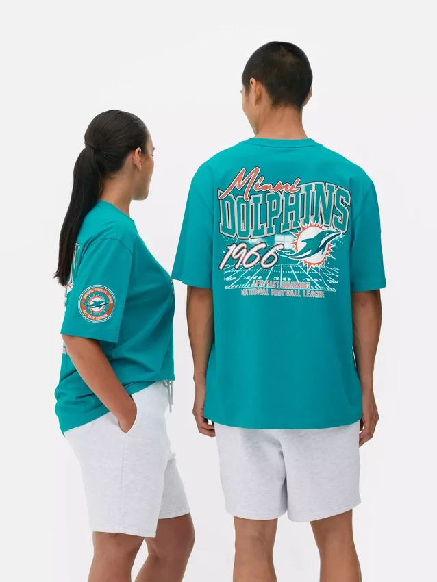 Camisas con el logotipo de los Miami Dolphins de la NFL