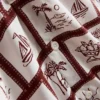 Camisas con estampado de azulejos costeros