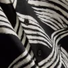 Camisas de manga corta con estampado abstracto de hojas