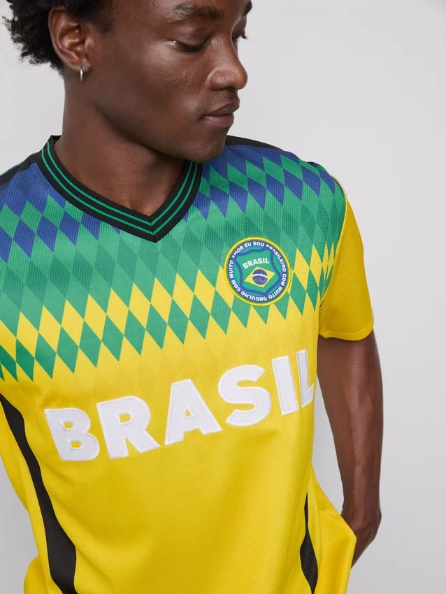 Camisas de manga corta de Brasil