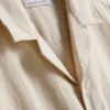 Camisas de manga corta de mezcla de lino