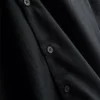 Camisas de manga corta de mezcla de lino