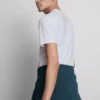 Camisas de manga corta elásticas de corte ajustado