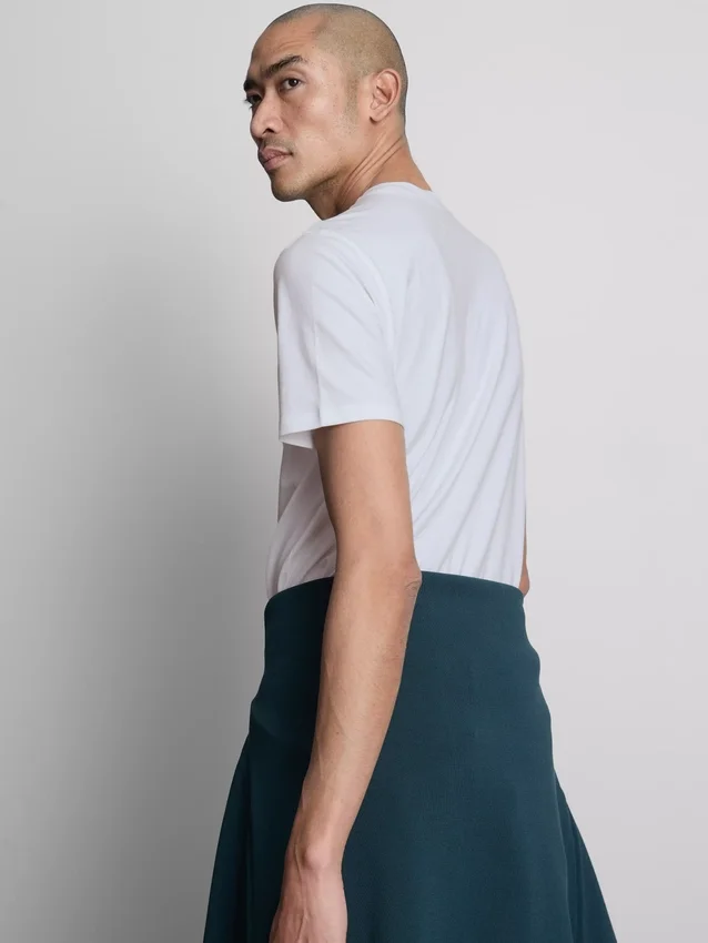 Camisas de manga corta elásticas de corte ajustado