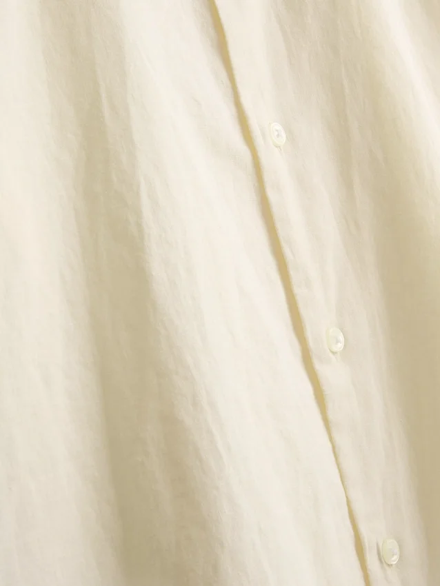 Camisas de manga larga de mezcla de lino