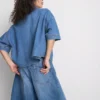 Camisas de mezclilla de manga corta