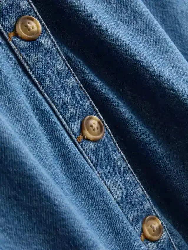 Camisas de mezclilla de manga corta