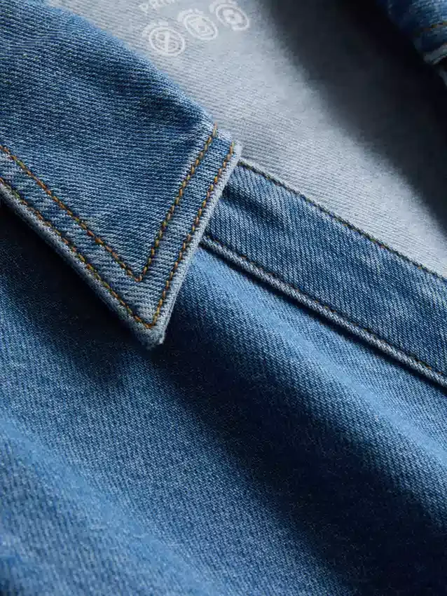 Camisas de mezclilla de manga corta