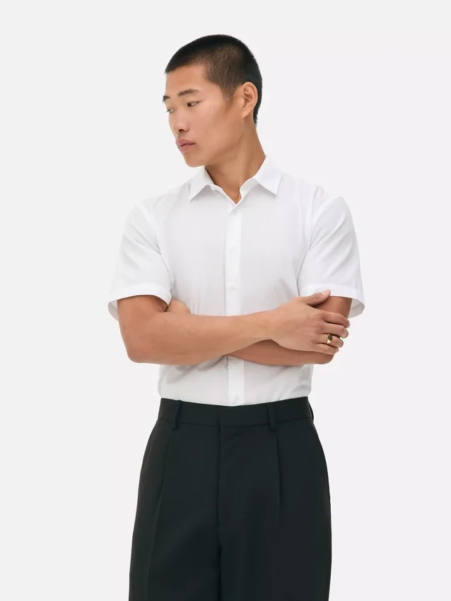 Camisas de pantalones cortos de corte ajustado