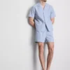Camisas de pijama a rayas con botones