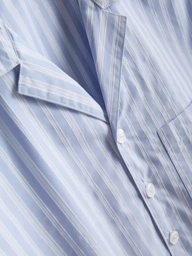 Camisas de pijama a rayas con botones