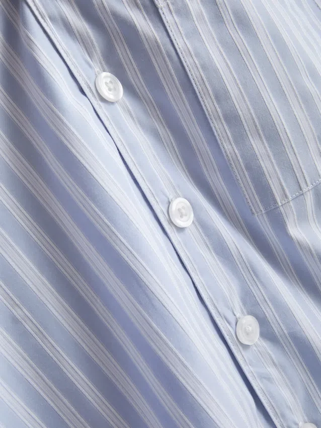 Camisas de pijama a rayas con botones
