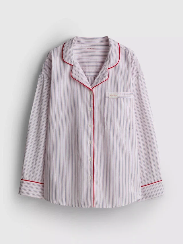 Camisas de pijama de algodón «Desayuno en la cama»