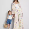 Camisas de playa de algodón estampadas con botones