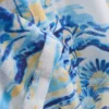 Camisas de playa de algodón estampadas con botones