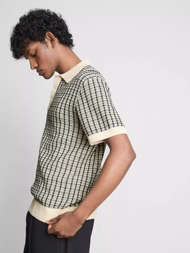 Camisas de punto a cuadros