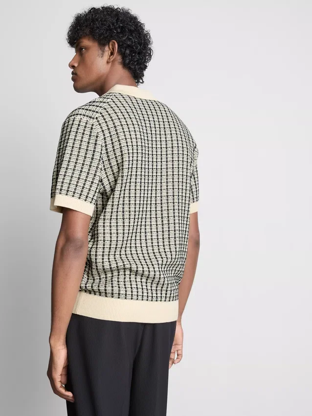 Camisas de punto a cuadros