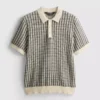 Camisas de punto a cuadros