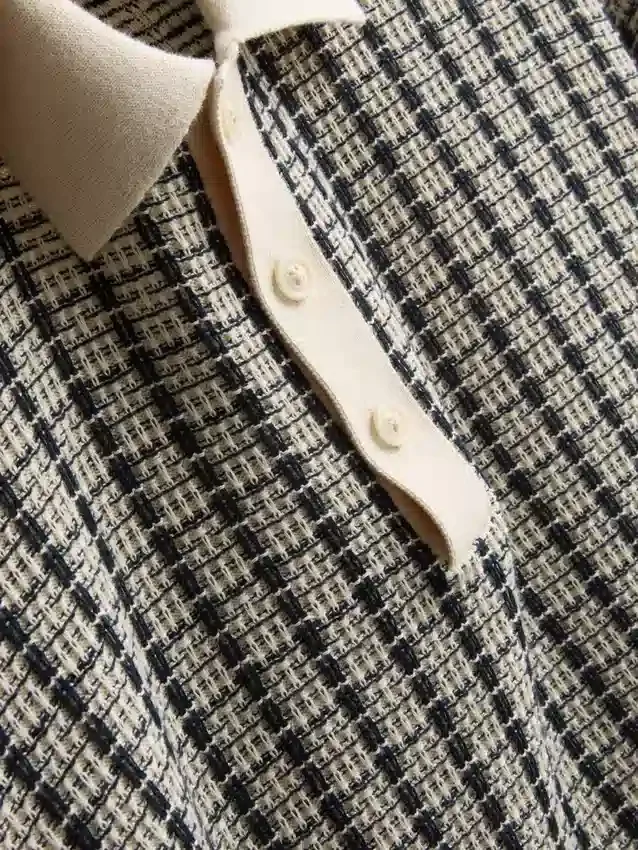 Camisas de punto a cuadros