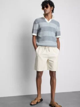 Camisas de punto con rayas texturizadas