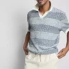 Camisas de punto con rayas texturizadas