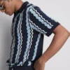 Camisas de punto con rayas texturizadas