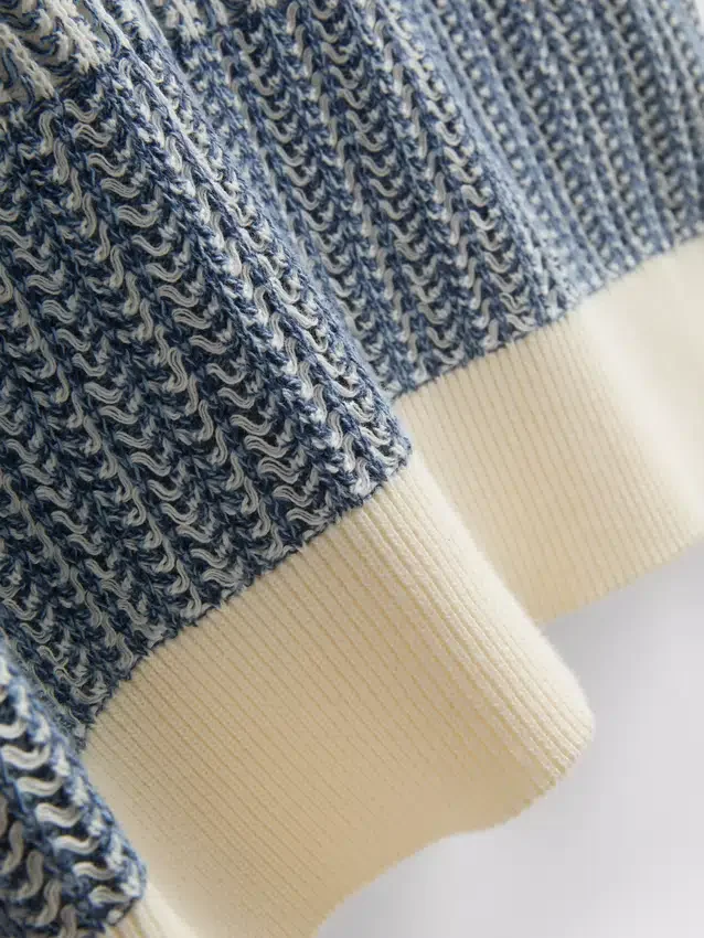 Camisas de punto con rayas texturizadas