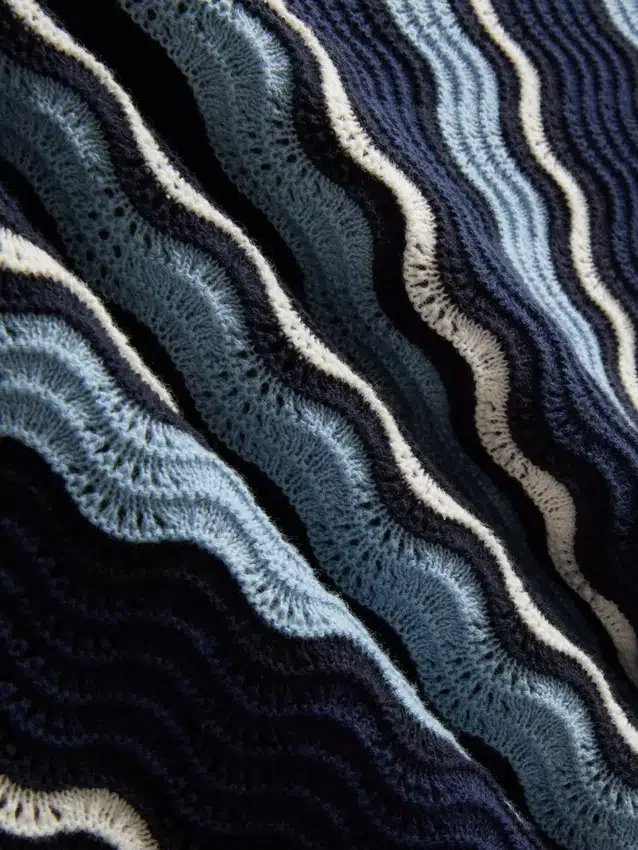 Camisas de punto con rayas texturizadas