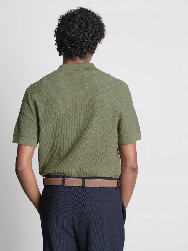 Camisas de punto texturadas