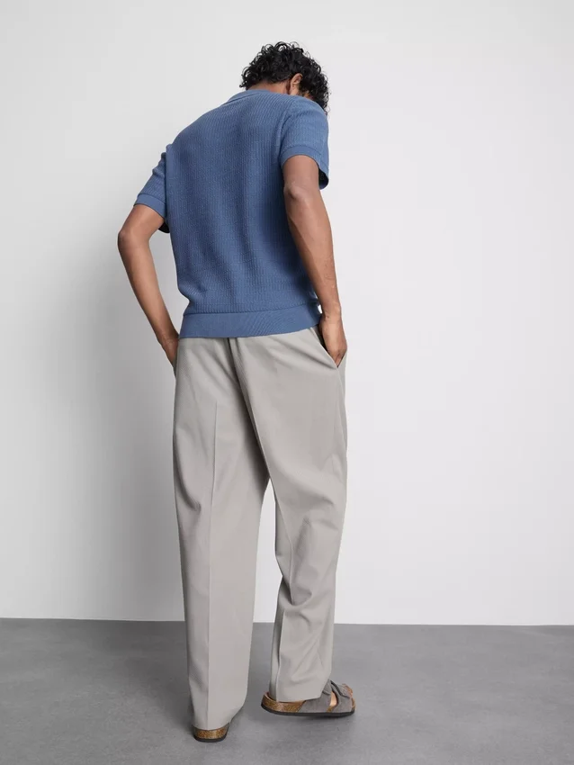 Camisas de punto texturadas