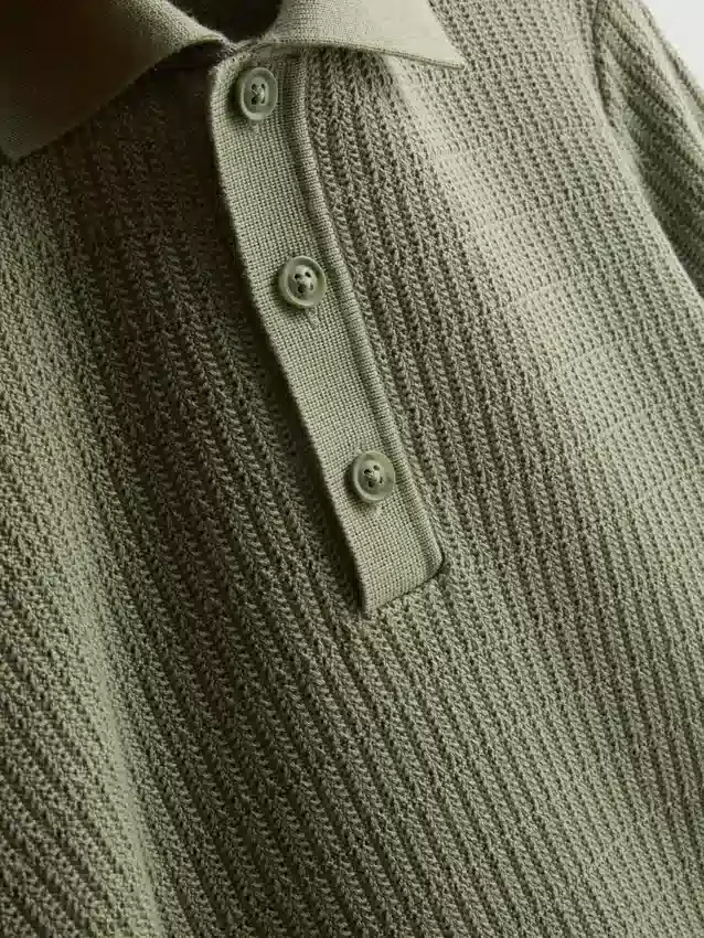 Camisas de punto texturadas