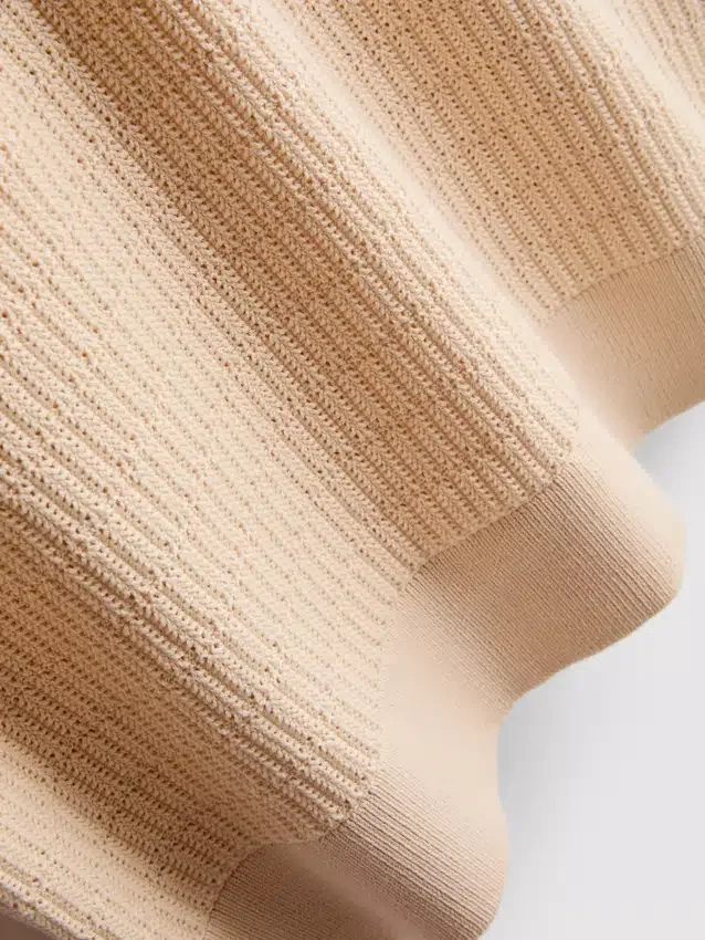 Camisas de punto texturadas